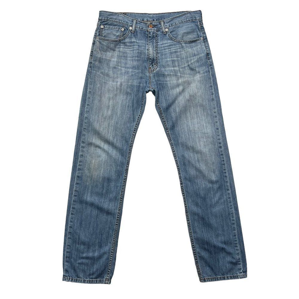 Levi's 505 Jeans Men's Size 34 Blue‎ Classic Straight Leg Denim